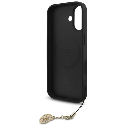 MagSafe tok Apple iPhone 17-hez, Guess, 4G Charm Cradle, Fekete