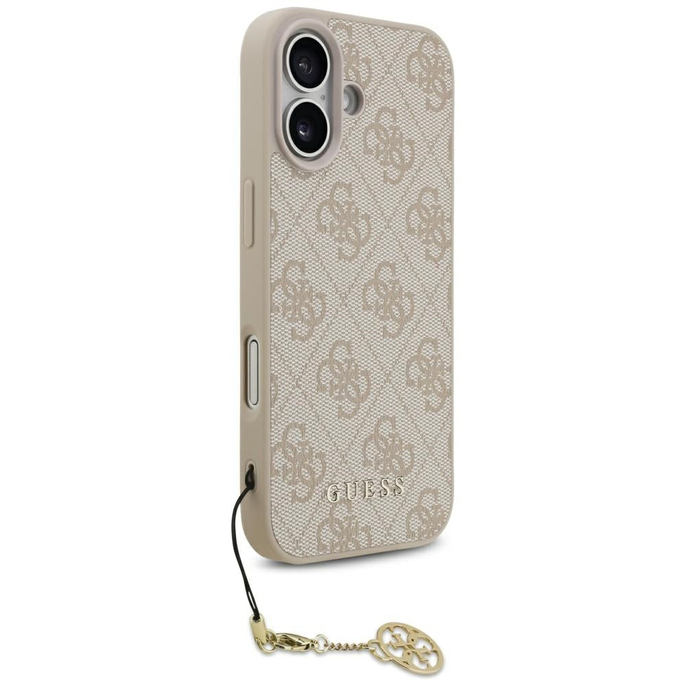 MagSafe tok Apple iPhone 17-hez, Guess, 4G Charm Cradle, Rózsaszín