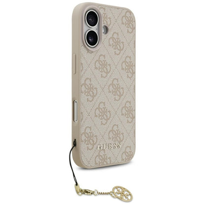 MagSafe tok Apple iPhone 17-hez, Guess, 4G Charm Cradle, Rózsaszín