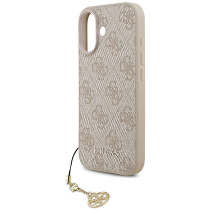 MagSafe tok Apple iPhone 17-hez, Guess, 4G Charm Cradle, Rózsaszín