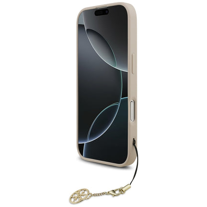MagSafe tok Apple iPhone 17-hez, Guess, 4G Charm Cradle, Rózsaszín