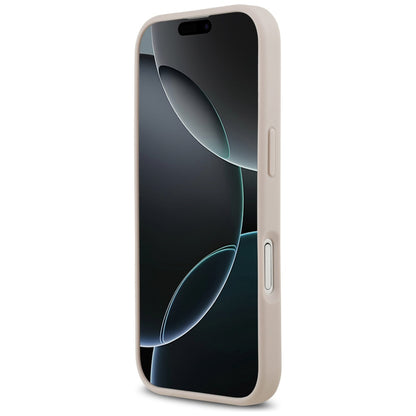 MagSafe tok Apple iPhone 17-hez, Guess, 4G Circle Classic Logo, Rózsaszín