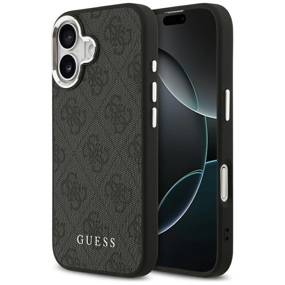MagSafe tok Apple iPhone 17-hez, Guess, 4G Classic Logo, Fekete