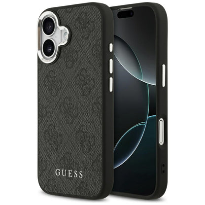 MagSafe tok Apple iPhone 17-hez, Guess, 4G Classic Logo, Fekete