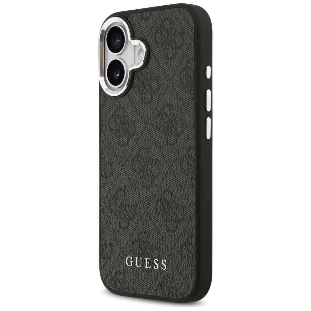 MagSafe tok Apple iPhone 17-hez, Guess, 4G Classic Logo, Fekete