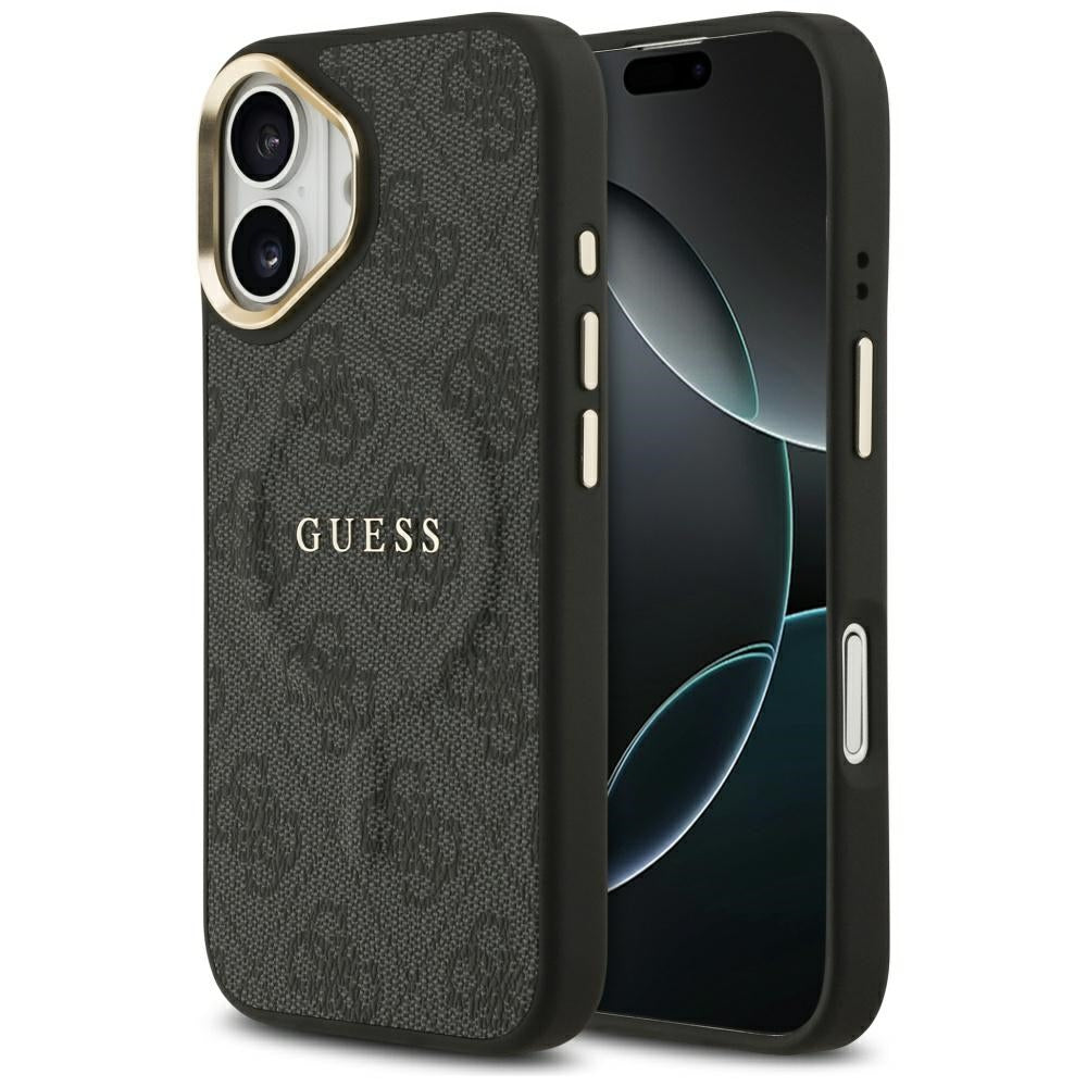 MagSafe tok Apple iPhone 17-hez, Guess, 4G Classic, Fekete