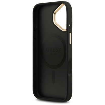 MagSafe tok Apple iPhone 17-hez, Guess, 4G Classic, Fekete