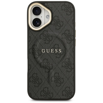 MagSafe tok Apple iPhone 17-hez, Guess, 4G Classic, Fekete