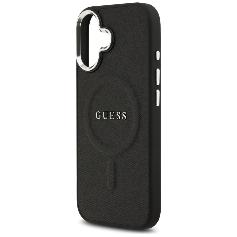 MagSafe tok Apple iPhone 17-hez, Guess, Classic Logo, Fekete