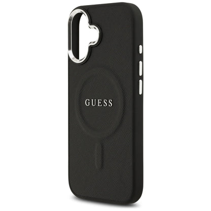 MagSafe tok Apple iPhone 17-hez, Guess, Classic Logo, Fekete