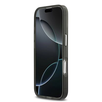 MagSafe tok Apple iPhone 17-hez, Guess, IML Gradient Triangle Logo, Fekete