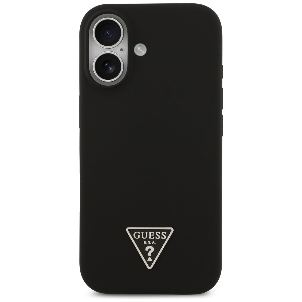 MagSafe tok Apple iPhone 17-hez, Guess, Triangle Logo, Fekete