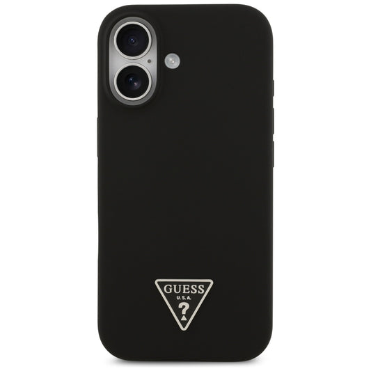 MagSafe tok Apple iPhone 17-hez, Guess, Triangle Logo, Fekete