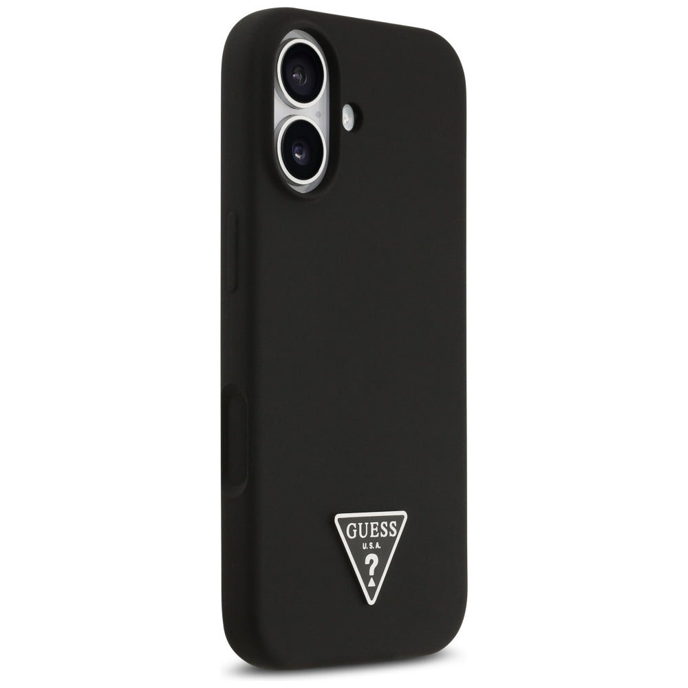 MagSafe tok Apple iPhone 17-hez, Guess, Triangle Logo, Fekete