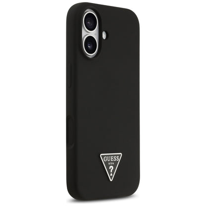 MagSafe tok Apple iPhone 17-hez, Guess, Triangle Logo, Fekete