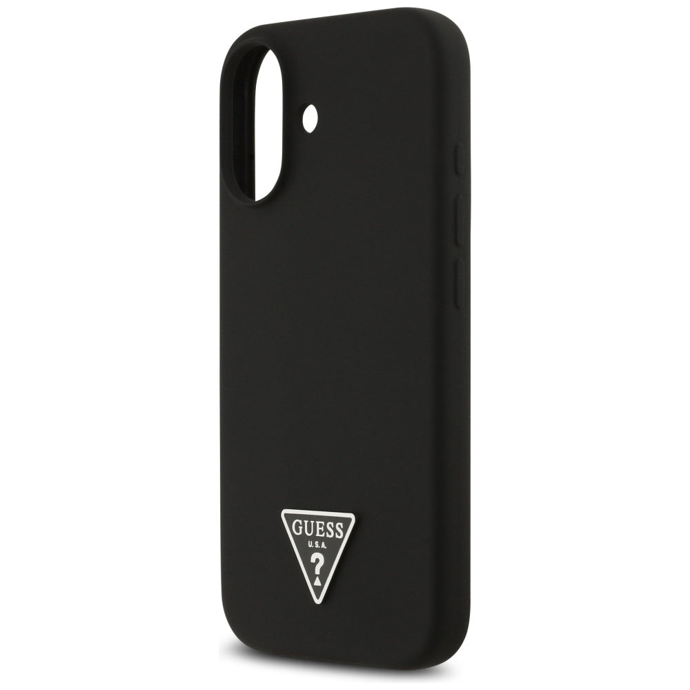 MagSafe tok Apple iPhone 17-hez, Guess, Triangle Logo, Fekete