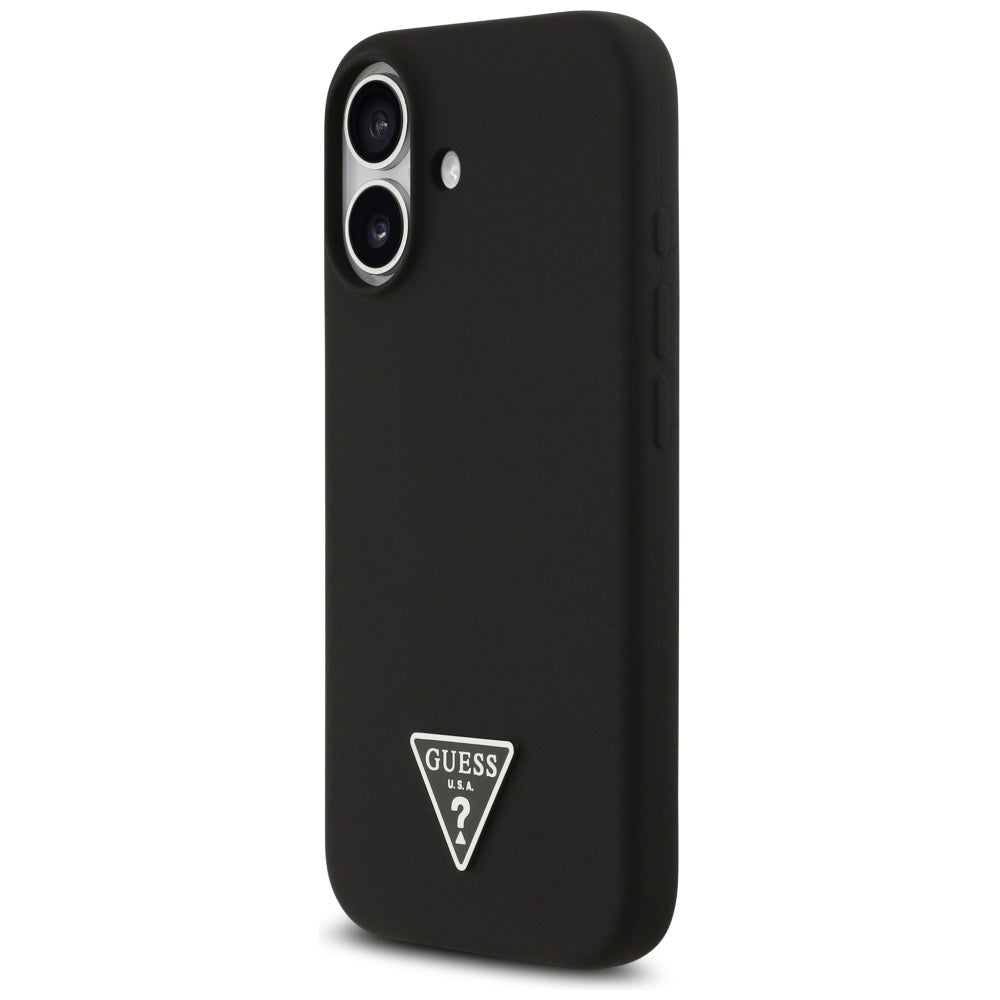 MagSafe tok Apple iPhone 17-hez, Guess, Triangle Logo, Fekete