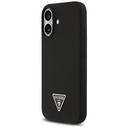 MagSafe tok Apple iPhone 17-hez, Guess, Triangle Logo, Fekete