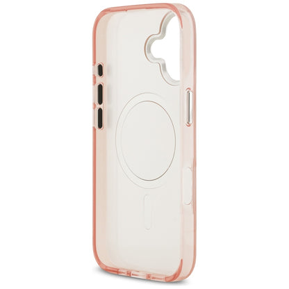 MagSafe tok Apple iPhone 17-hez, Karl Lagerfeld, IML Aquarelle Logo Choupette, Rózsaszín
