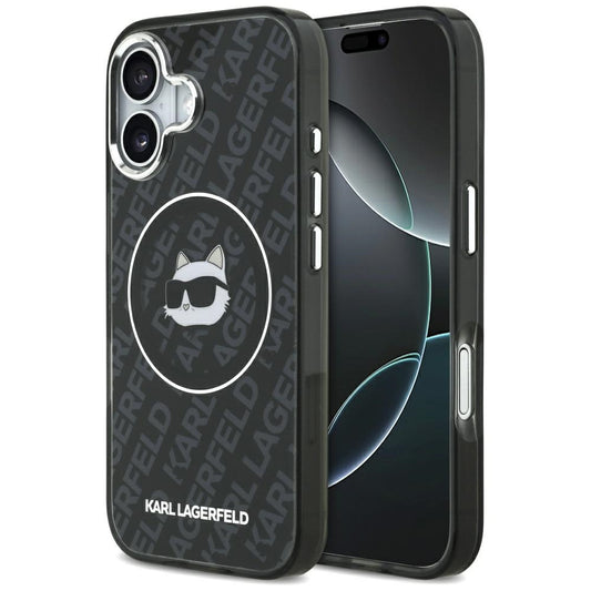MagSafe tok Apple iPhone 17-hez, Karl Lagerfeld, IML Choupette`s Head, Fekete