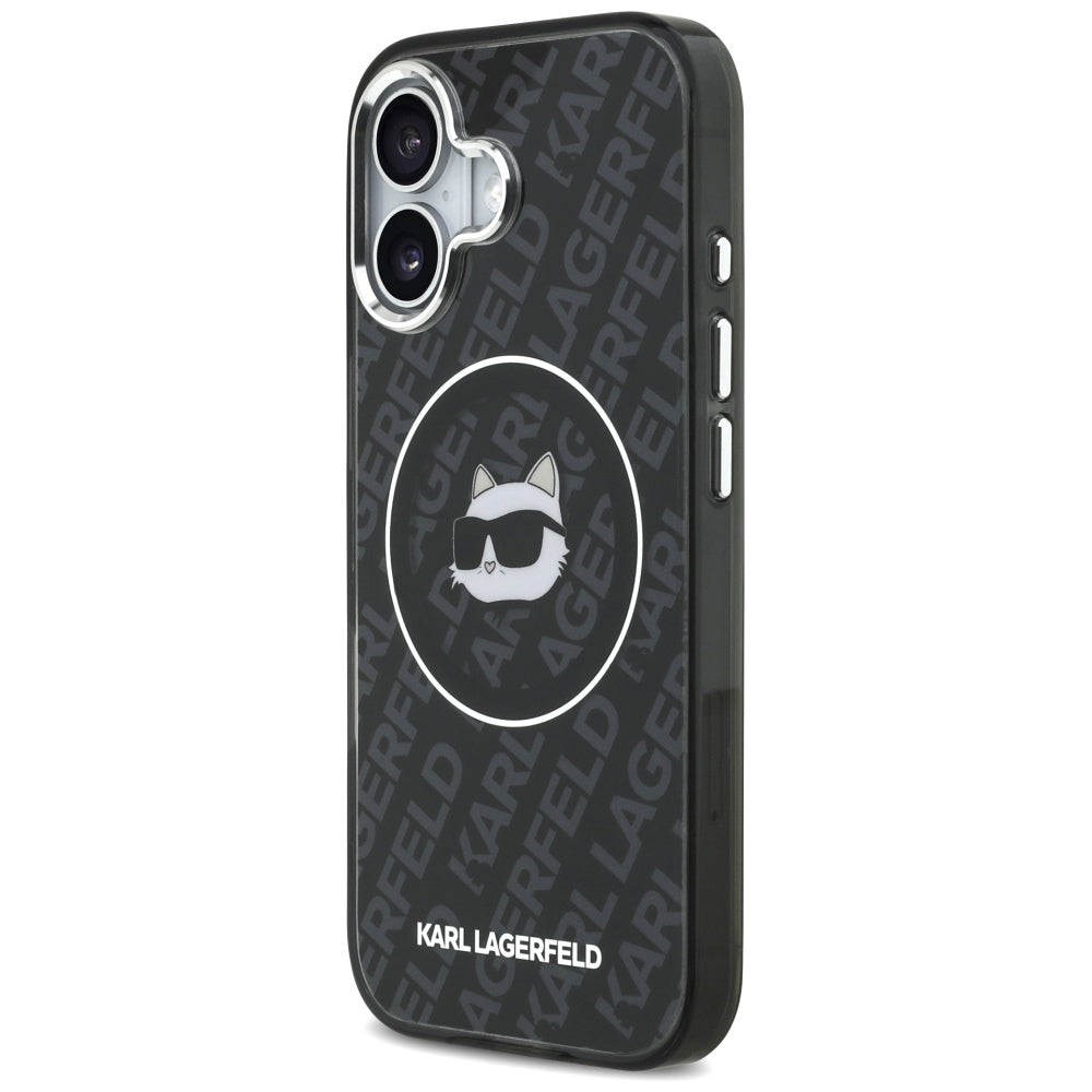 MagSafe tok Apple iPhone 17-hez, Karl Lagerfeld, IML Choupette`s Head, Fekete