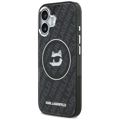 MagSafe tok Apple iPhone 17-hez, Karl Lagerfeld, IML Choupette`s Head, Fekete