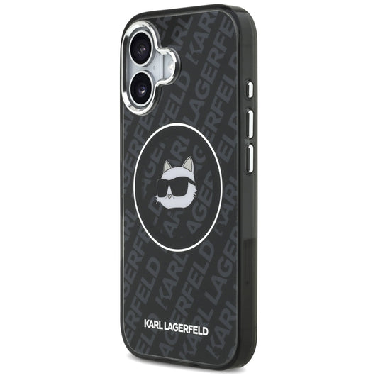 MagSafe tok Apple iPhone 17-hez, Karl Lagerfeld, IML Choupette`s Head, Fekete