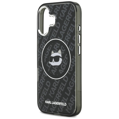 MagSafe tok Apple iPhone 17-hez, Karl Lagerfeld, IML Choupette`s Head, Fekete
