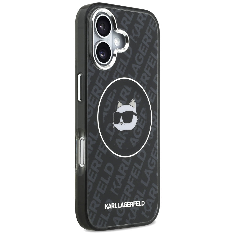 MagSafe tok Apple iPhone 17-hez, Karl Lagerfeld, IML Choupette`s Head, Fekete