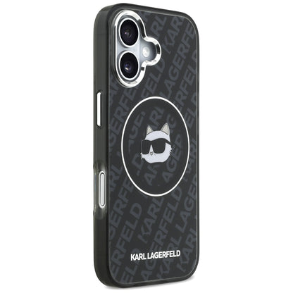 MagSafe tok Apple iPhone 17-hez, Karl Lagerfeld, IML Choupette`s Head, Fekete