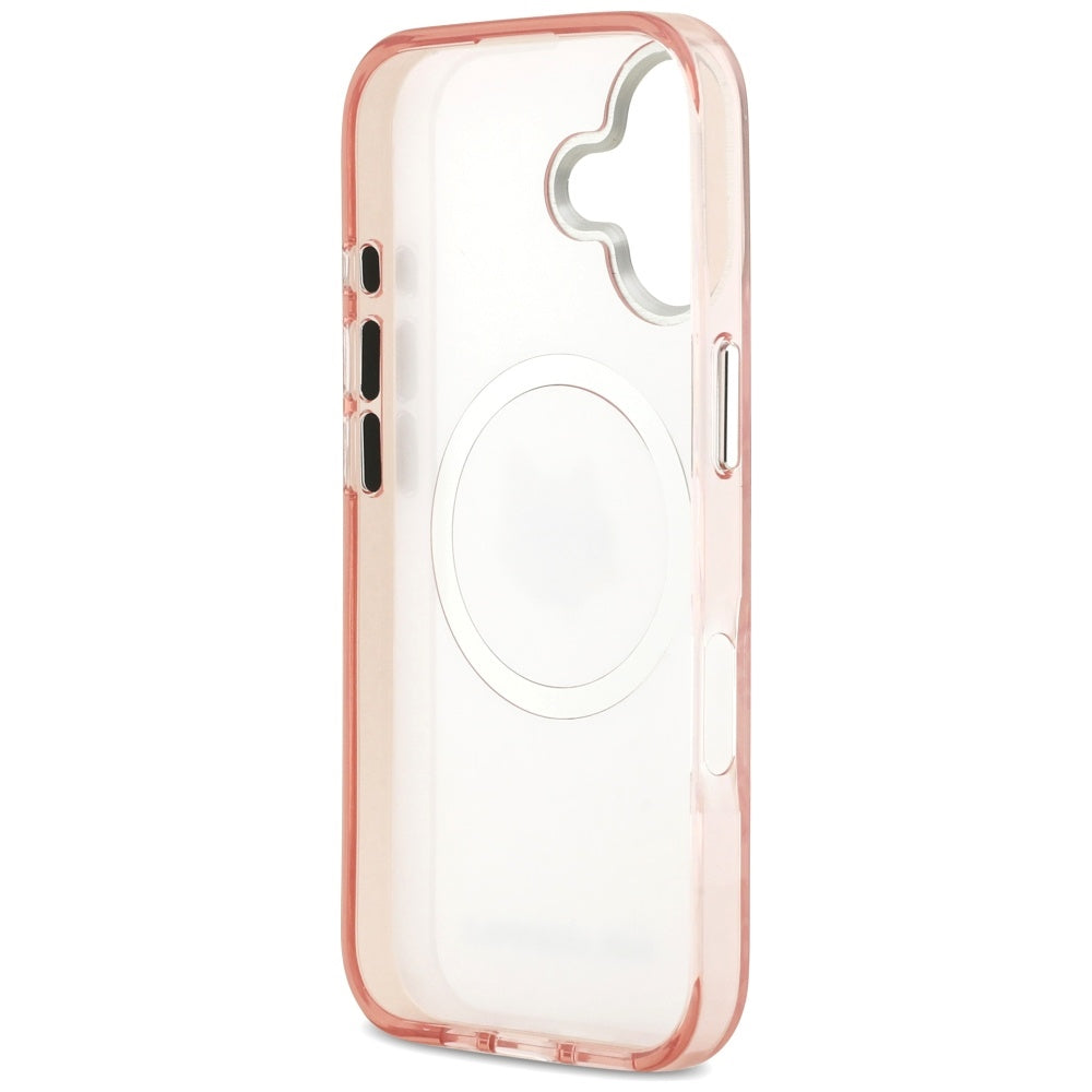 MagSafe tok Apple iPhone 17-hez, Karl Lagerfeld, IML Choupette`s Head, Rózsaszín