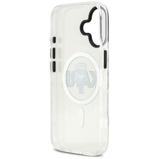 MagSafe tok Apple iPhone 17-hez, Karl Lagerfeld, IML Sketch Logo Karl, Átlátszó