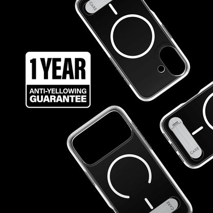 MagSafe tok Apple iPhone 17-hez, PanzerGlass, Állványos funkció, Átlátszó
