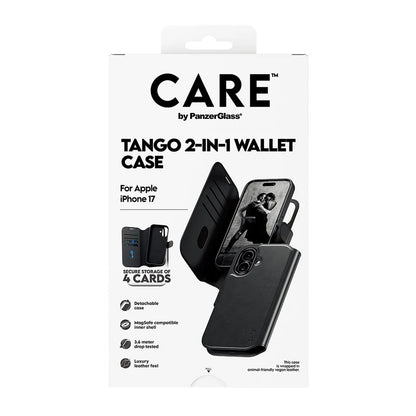 MagSafe tok Apple iPhone 17-hez, PanzerGlass, Care Feature Tango Two-in-One, Fekete