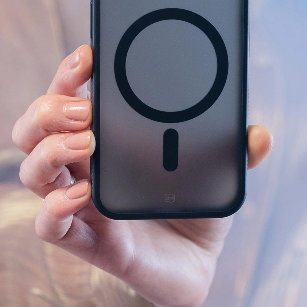 MagSafe tok Apple iPhone 17 Pro-hoz, 3MK, Smoke MagCase, Fekete