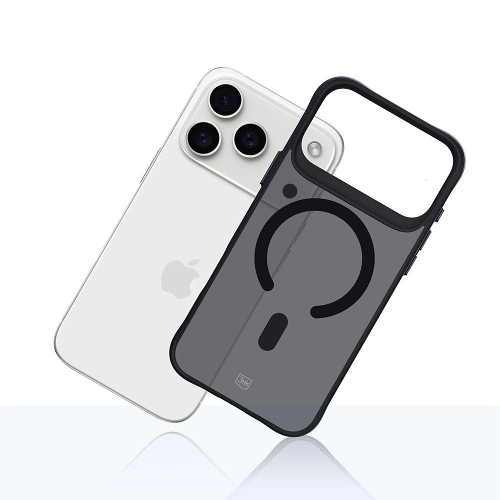 MagSafe tok Apple iPhone 17 Pro-hoz, 3MK, Smoke MagCase, Fekete