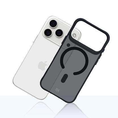 MagSafe tok Apple iPhone 17 Pro-hoz, 3MK, Smoke MagCase, Fekete