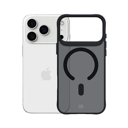 MagSafe tok Apple iPhone 17 Pro-hoz, 3MK, Smoke MagCase, Fekete