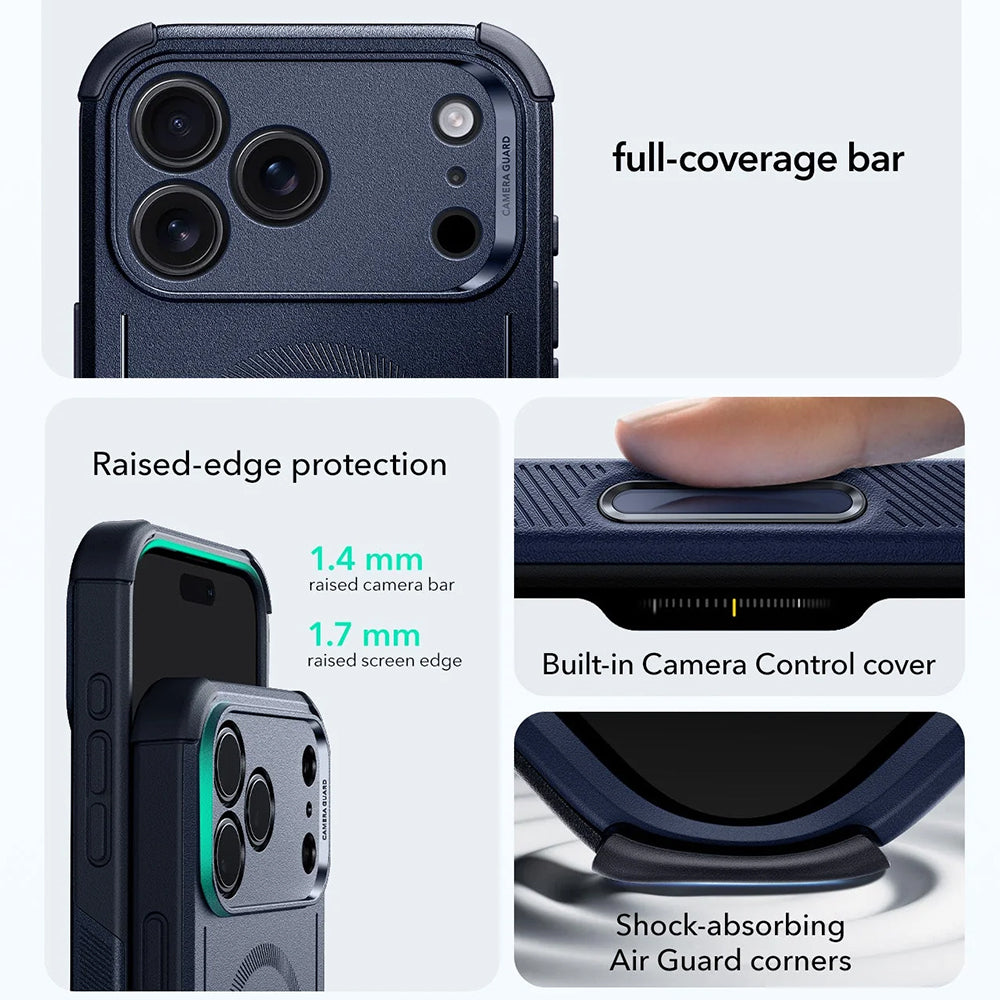 MagSafe tok Apple iPhone 17 Pro-hoz, ESR, Cyber, Kék
