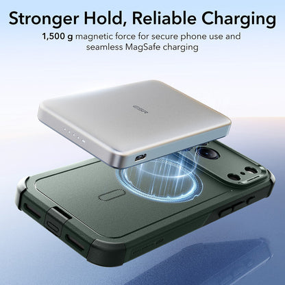 MagSafe tok Apple iPhone 17 Pro-hoz, ESR, Cyber, Zöld