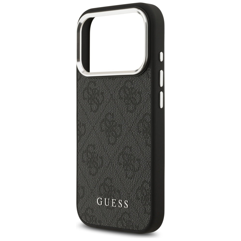 MagSafe tok Apple iPhone 17 Pro-hoz, Guess, 4G Classic Logo, Fekete