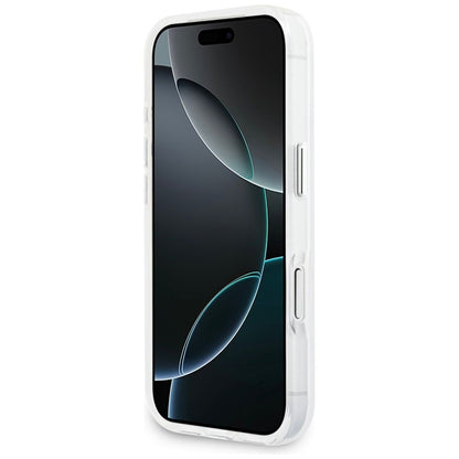 MagSafe tok Apple iPhone 17 Pro-hoz, Guess, IML Gradient Triangle Logo, Átlátszó