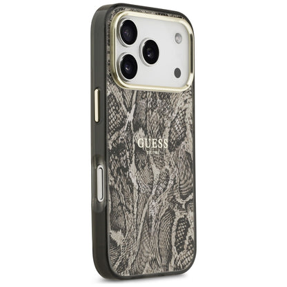 MagSafe tok Apple iPhone 17 Pro-hoz, Guess, Python minta, Barna