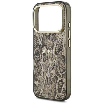 MagSafe tok Apple iPhone 17 Pro-hoz, Guess, Python minta, Barna