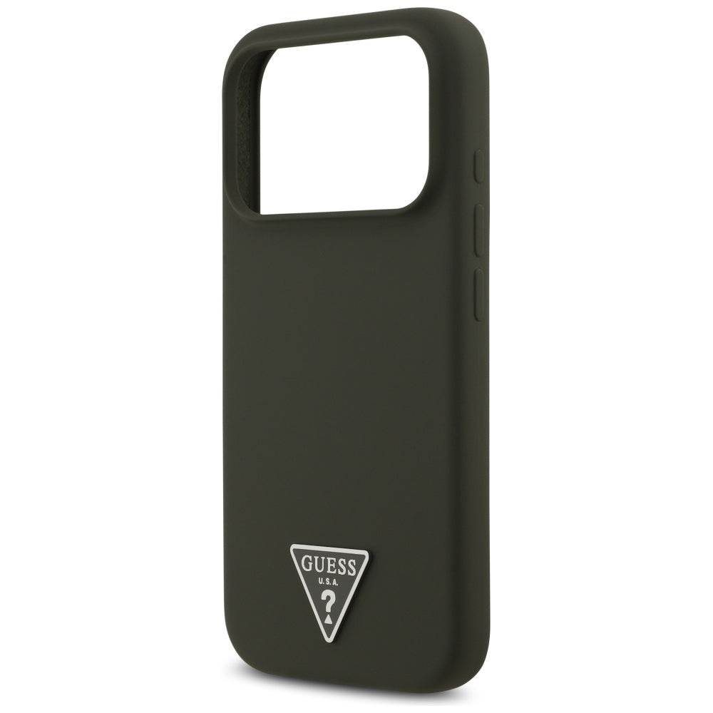 MagSafe tok Apple iPhone 17 Pro-hoz, Guess, Triangle Logo, Kaki