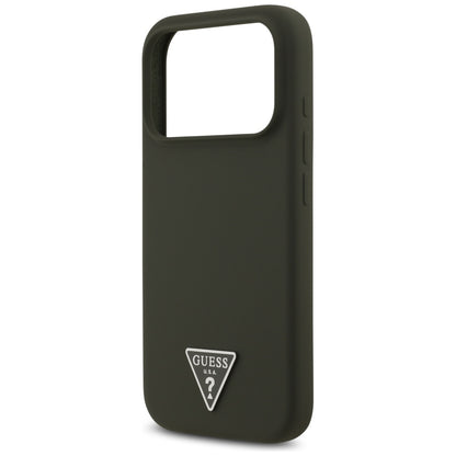 MagSafe tok Apple iPhone 17 Pro-hoz, Guess, Triangle Logo, Kaki