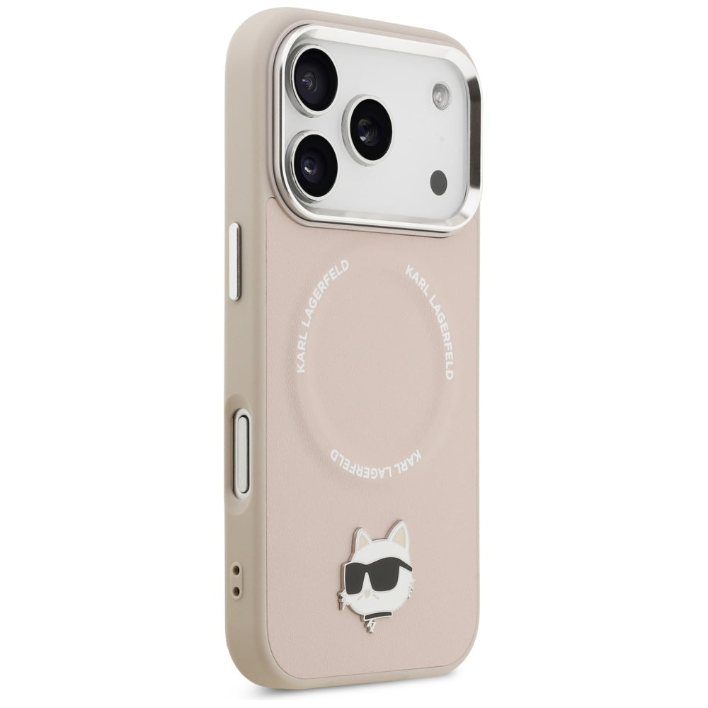 MagSafe Case for Apple iPhone 17 Pro, Karl Lagerfeld, Choupette Pin, Pink