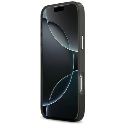 MagSafe tok Apple iPhone 17 Pro-hoz, Karl Lagerfeld, IML Aquarelle Logo Karl & Choupette, Fekete