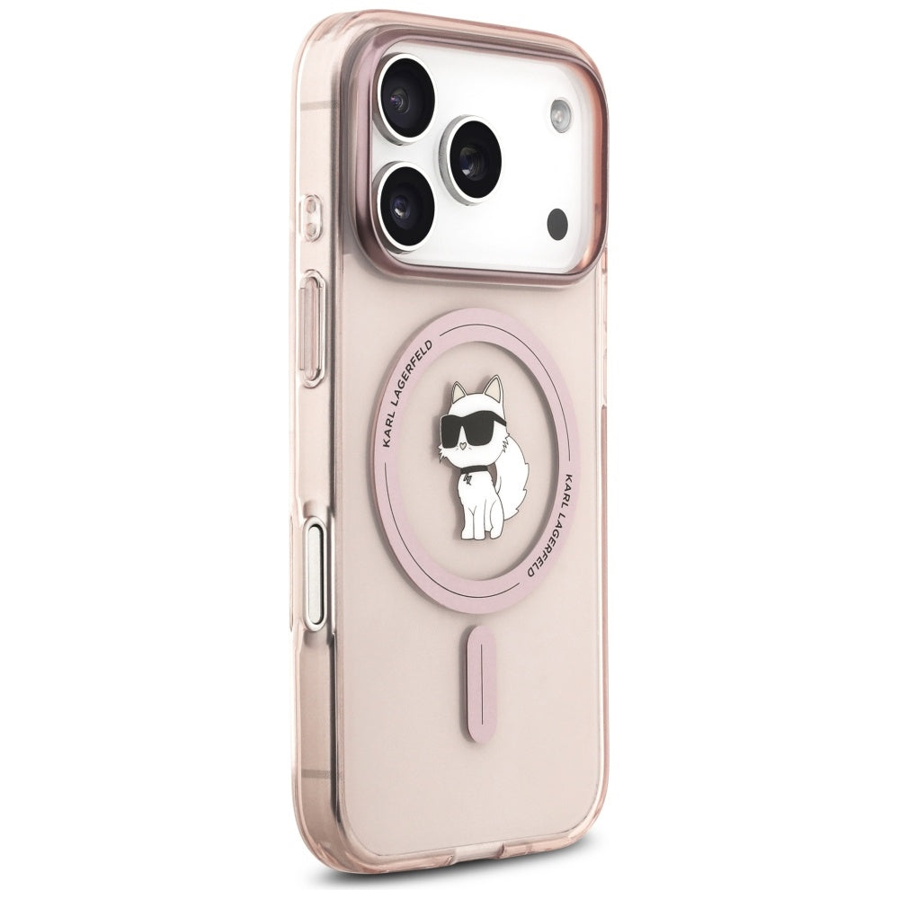 MagSafe tok Apple iPhone 17 Pro-hoz, Karl Lagerfeld, IML Choupette, Rózsaszín