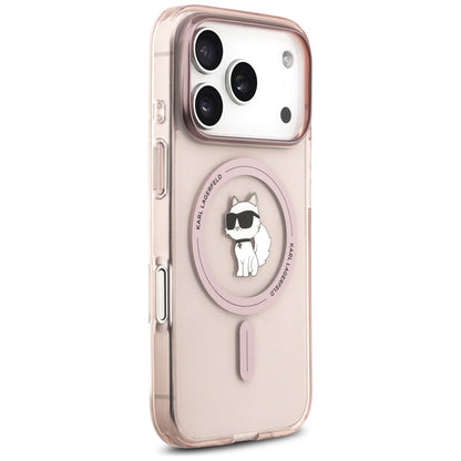 MagSafe tok Apple iPhone 17 Pro-hoz, Karl Lagerfeld, IML Choupette, Rózsaszín